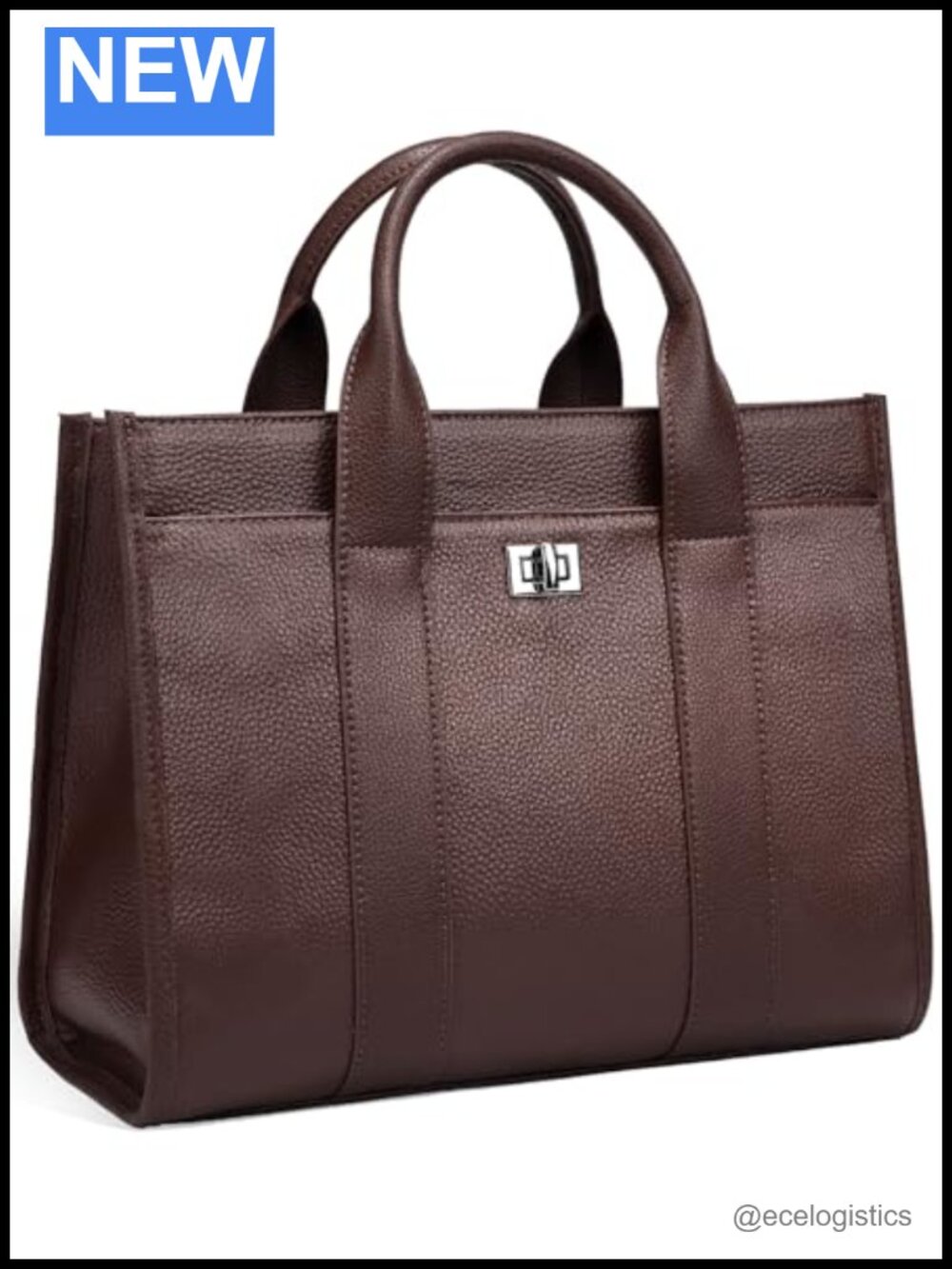 Genuine Leather Tote Bag for Women Handmade Shoulder Satchel Purse